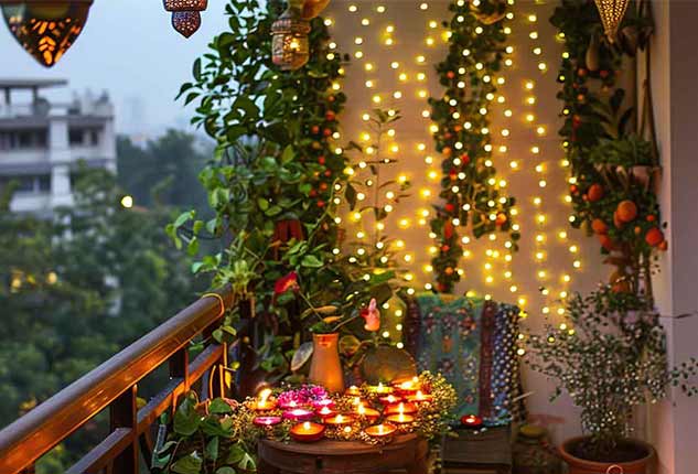 ایده برای بالکن کوچک مانند آبنما سنگی