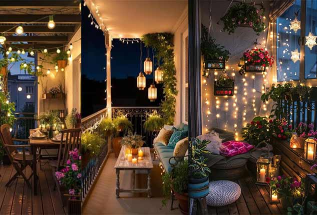 ایده برای بالکن کوچک مانند آبنما سنگی