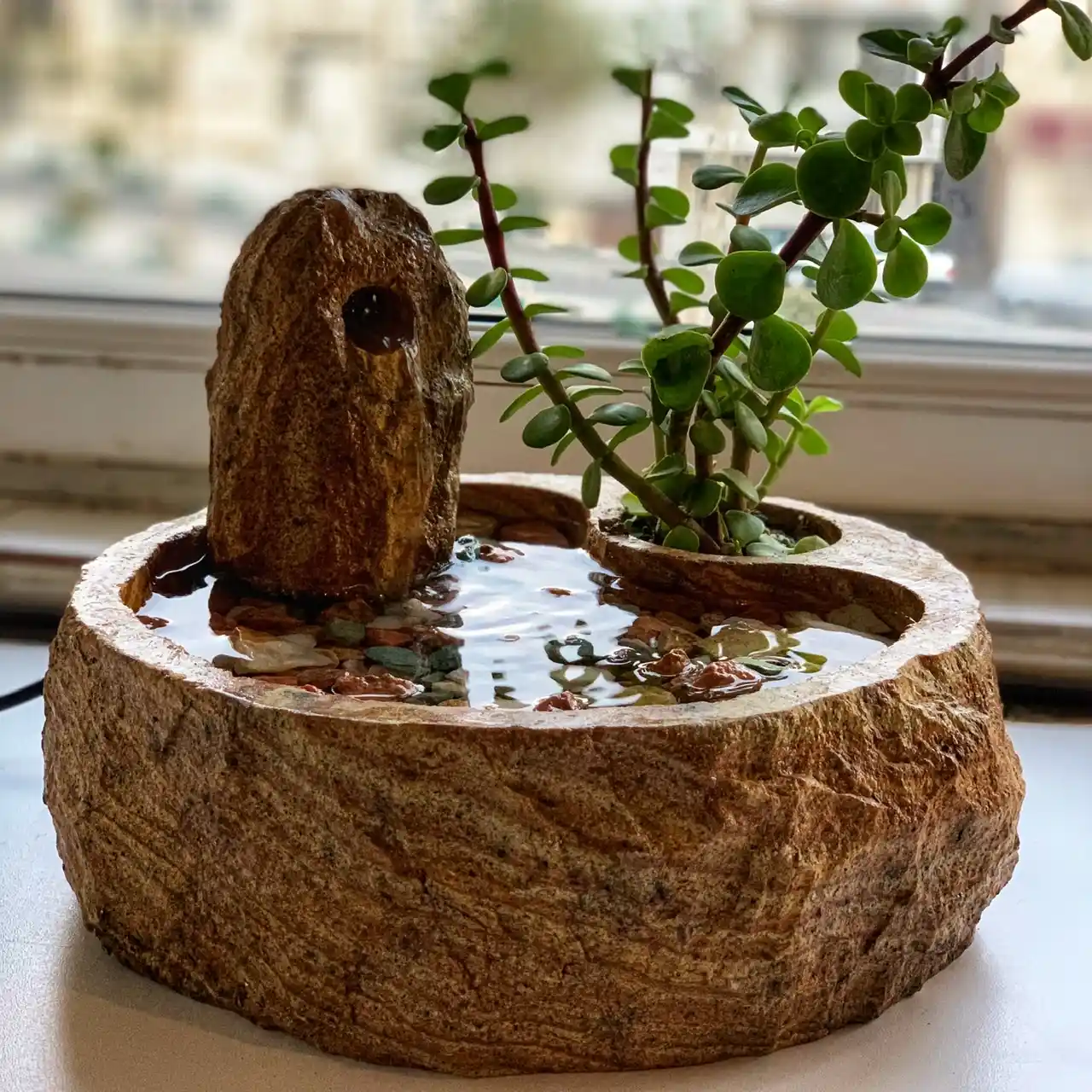 نقش آبنماهای سنگی در چیدمان خانه کوچک و بهینه‌سازی فضا