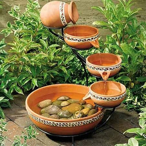 آبنما سفالی خانگی