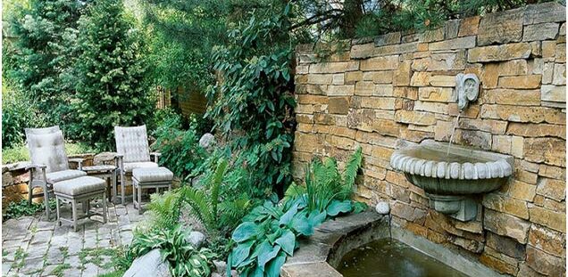 آبنما سنگی برای حیاط