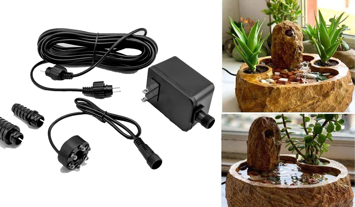 نحوه نصب چراغ LED در آبنماهای سنگی