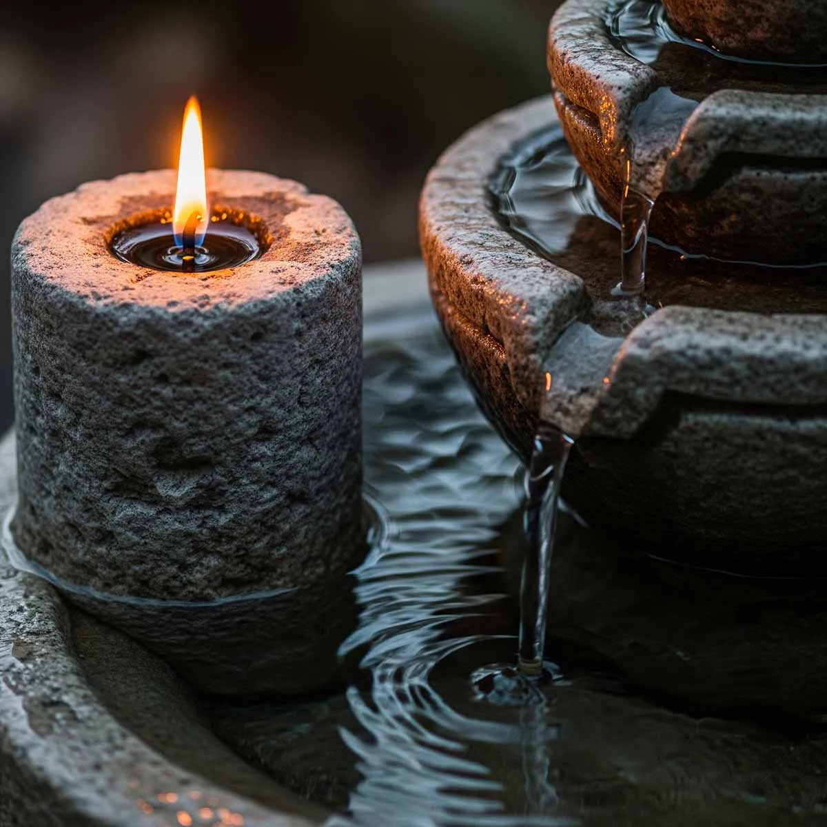 ترکیب آرامش بخش آب و آتش