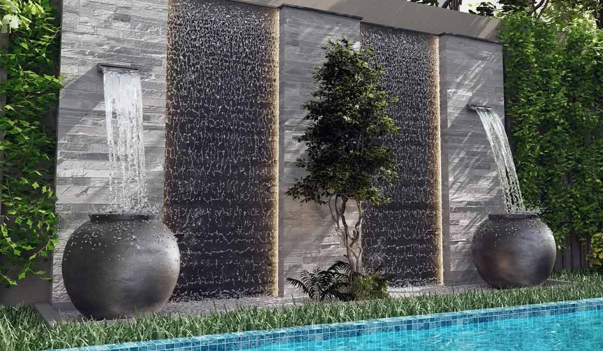 مدل آبنمای دیواری مدرن