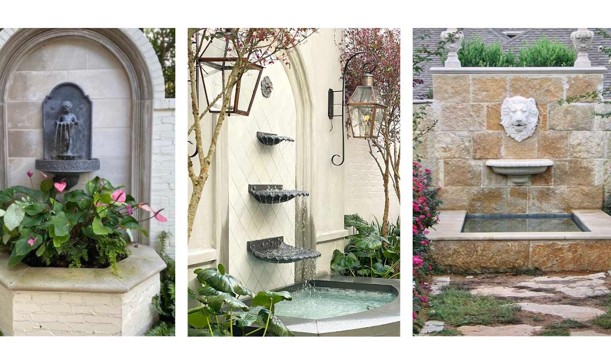 طراحی آبنما دیواری