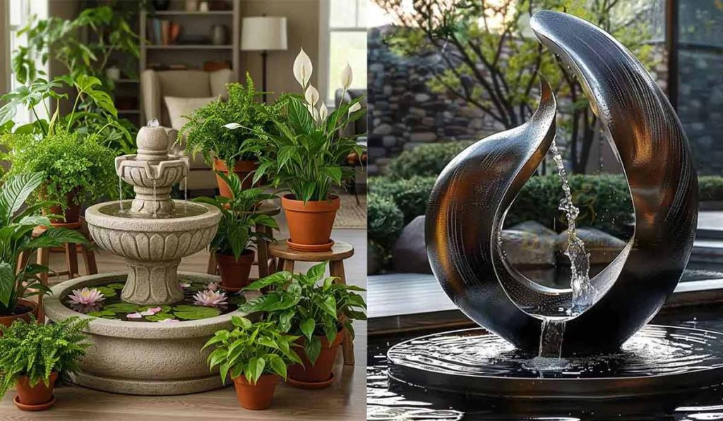 آبنما فلزی بهتر است یا سنگی؟